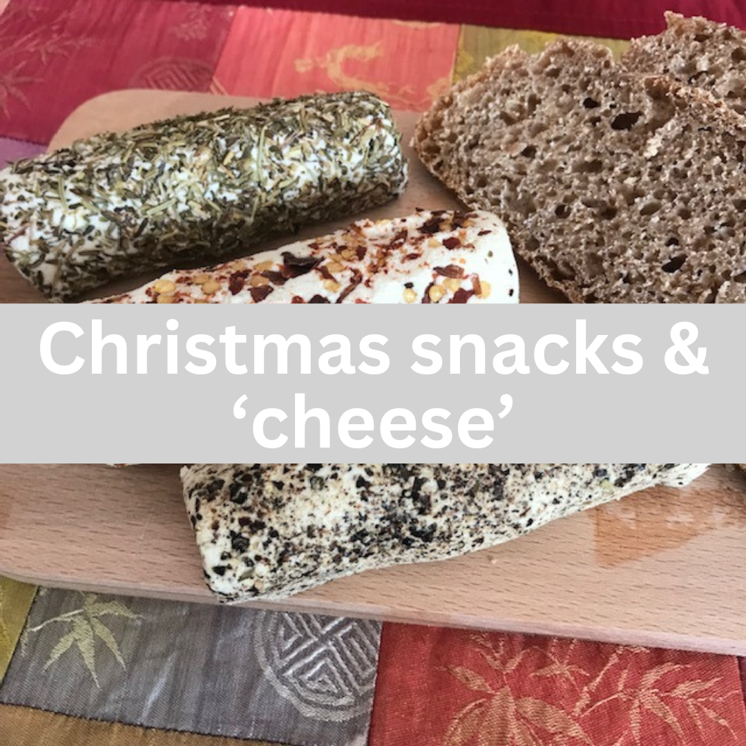 christmas snacks and cheese